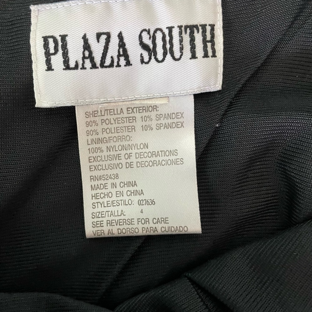 Plaza South Black Embroidered Maxi Dress - Picture 3 of 4